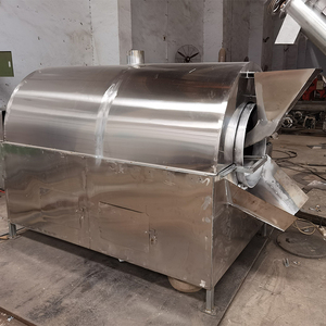 全自动五谷杂粮不锈钢滚筒炒货机 葵花籽电加热翻炒机 玉米炒料机