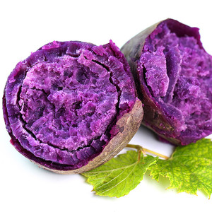 现挖紫薯紫罗兰沙地糖心5斤中大薯新鲜农家蜜香薯地瓜山东番薯