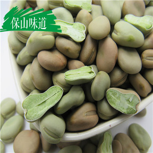 包邮2021新云南保山小绿豆散装绿心生蚕豆原味非炒制不上火500克