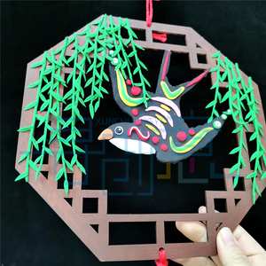 【古风燕子白胚】春天主题超轻粘土白胚成品diy寻创意美术手工