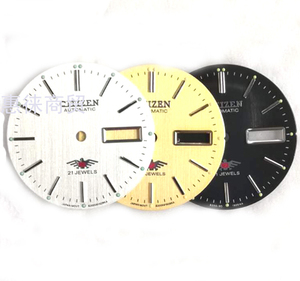 字面 手表配件8200机芯用时面 表盘 表面 白色金色黑色 黄色 零件