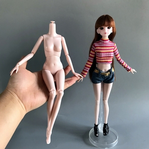 正6分娃娃素体bjd裸娃超模关节体fr可动兵人身体ob娃娃azone女体