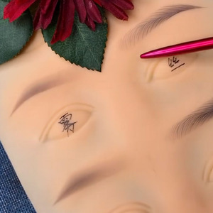 匠心美咖纹绣练习皮半永久纹眉毛新手初学者练手假皮硅胶韩艺纹绣