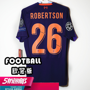 18-19利物浦欧冠客场球衣范迪克1819英超nb正品足球服mt830019