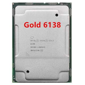 Intel/英特尔 Gold 6138 2.0G 20核 40线程 正式版服务器CPU