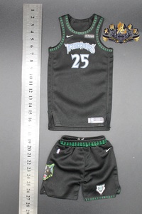 大头鬼〓 1/6 nba球星 森林狼 德里克 罗斯 rose 球衣全套 现货