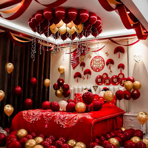 婚房布置高级感套装新房出嫁房新娘家闺房装饰全套餐简约大气女方