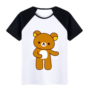 轻松熊短袖t恤女