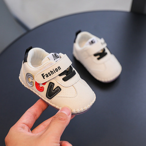 超软男宝宝学步鞋女3-6-12个月一岁春秋款不掉软底婴幼儿小童鞋子