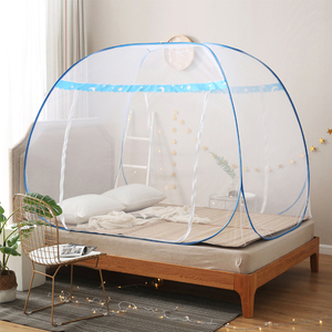 蒙古包蚊帐1.8m床1.5家用学生宿舍单人1.2米床免安装可折叠帐篷式
