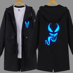 夜光毒液中长款外套影视剧同款卫衣致命守护者风衣电影周边衣服冬