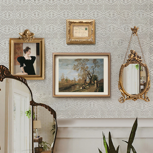 vintage天使复古轻奢卧室装饰画法式客厅餐厅墙面挂画美式壁画