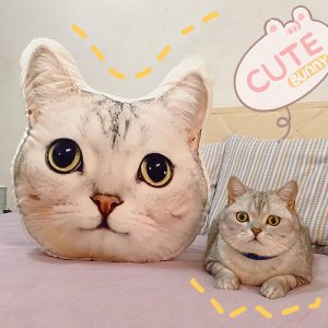 麻蛋和丑丑定制抱枕猫咪专用 定做自己宠物照片靠垫拍其他链接