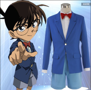 名侦探柯南衣服 基德蓝色制服 儿童动漫cosplay服装男款