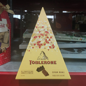 山姆 瑞士toblerone三角迷你巧克力独特的金字塔包装好看又好吃
