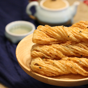 非遗馓子徐州手工特产香油炸粗馓子咸味传统零食山东安徽馓子88根