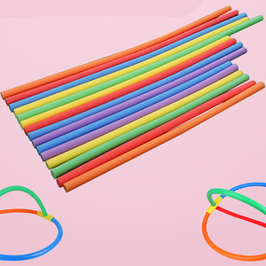 儿童游戏彩色圆条实心泡沫感统训练器材海绵棒户外体操体能幼儿园