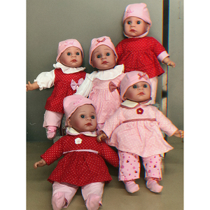 出口美国仿真大眼睛婴儿娃娃过家家玩具儿童陪睡可爱脸洋娃娃人偶