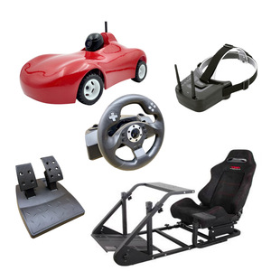 FPV沉浸式体验模拟赛车遥控图传方向盘脚踏MINI迷你商场座椅设备