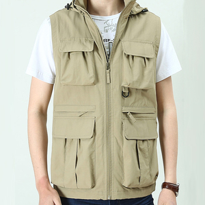 马甲男士户外多功能夏季多口袋钓鱼摄影坎肩运动战术机能背心马夹