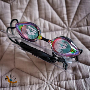 muma游泳店原装日版arena阿瑞娜510镀膜防雾加强竞速训练泳镜