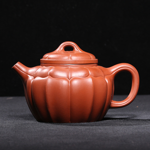 台湾回流老紫砂壶紫砂一厂大师李昌鸿制清水泥全手工四方筋纹壶