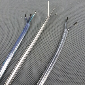 透明双芯电线 吊灯专用0.5/0.75平方灯具灯饰配件包胶圆线水晶线