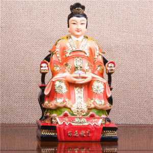 树脂银花教主金花教主神像娘娘像道教风水居家镇宅工艺品摆件包邮