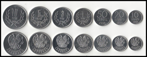 亚美尼亚7枚一套硬币 套币 外国钱币