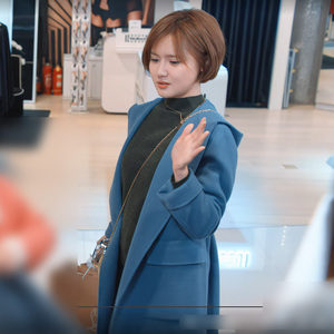海上繁花邹思琪艾如同款衣服羊毛呢大衣外套秋冬新款女潮明星定制