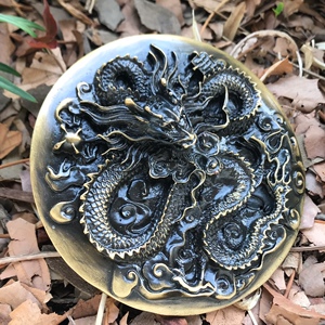 高浮雕龙大铜章浇铸龙 生肖龙天下第一龙/故宫博物院纪念内部礼品