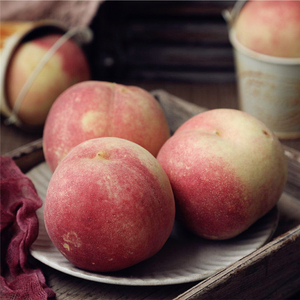 糯米家金秋红蜜新鲜现摘桃子 顺丰京东 脆甜可口只摘树梢当季
