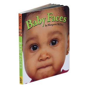 英文原版绘本 Baby Faces 宝宝脸 低幼启蒙认知纸板书 英文版 进口英语原版书籍 搭我的图书馆 我的第一本书 我的第一件事 小手套