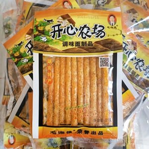开心农场辣条辣片辣条棒21克调味面制香辣小面筋8090儿时怀旧零食