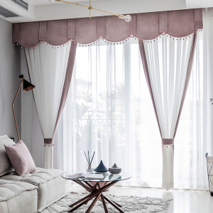 现代风格的窗幔