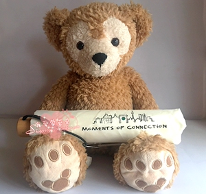 星巴克 迪士尼小镇限定 遇水变色 雨伞 白色 纪念雨伞 折伞 现货