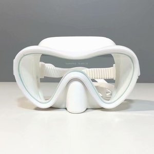 高清大框泳镜带护鼻一体防呛水男女游泳眼镜儿童浮潜面罩镜潜水镜
