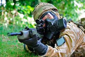 全新军版 英军原品gsr防毒面具 原密封包装 带滤罐 公发正品