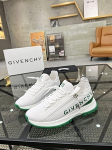 Givenchy纪梵希椰子拉链休闲运动男鞋字母logo厚底网面透气跑步鞋