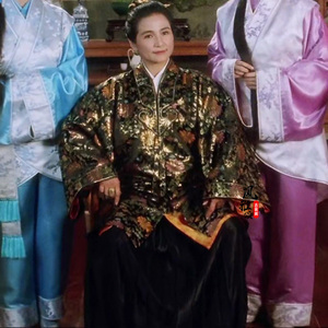 唐伯虎点秋香经典古装华夫人同款汉服明朝员外老太太小品演出服