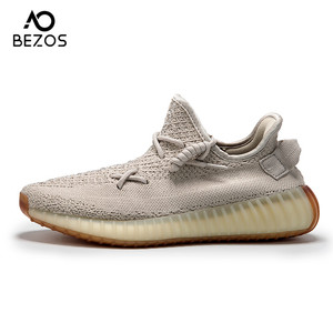 bezos满天星椰子鞋男女款350芝麻灰潮流鞋秋冬透气运动休闲网红