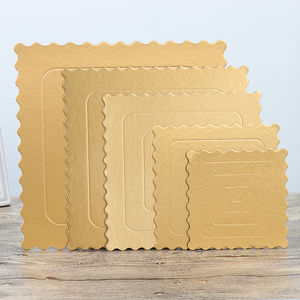 蛋糕垫片底托金色加厚4 6 8 10 12 14寸硬纸垫圆形方形芝士慕斯