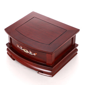 佛像观音菩萨莲花座台供奉供佛木质红木实木摆件奇石底座长方形大