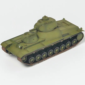 5mhobby 72065a 苏联t-100双炮塔重型坦克世界 成品模型静态摆件