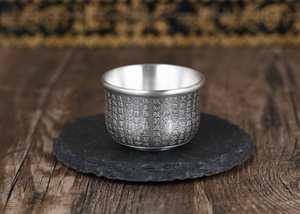 老银匠纯银水杯