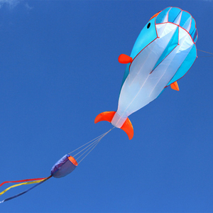 2023大型软体风筝微风易飞成人儿童3d立体高档新款海豚软体风筝