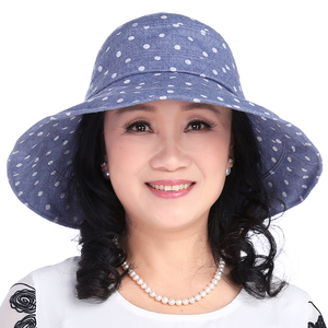 中老年人帽子女夏季大檐防晒妈妈帽老人奶奶春秋遮阳帽夏季太阳帽