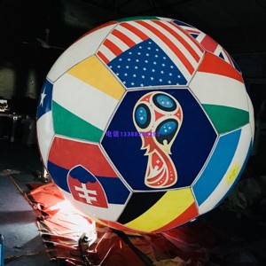 充气足球气模巨型足球模型充气大型足球2018年世界杯足球彩绘气模