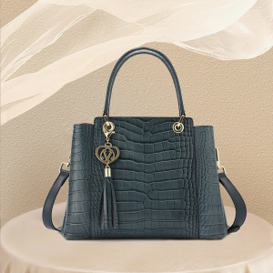 帕克保罗女包斜挎包轻奢品牌真皮手提包头层牛皮妈妈包秋冬大容量