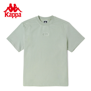 Kappa卡帕短袖2022新款情侣男女运动T恤休闲半袖圆领上衣KAB0ST09
